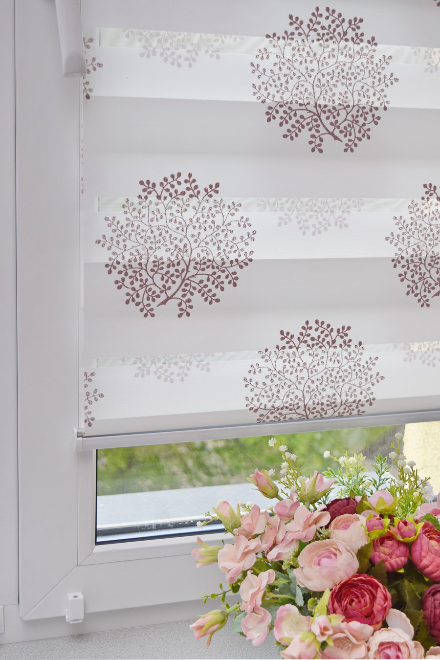 Рольшторы День-Ночь МИНИ СИРЕНЕВЫЙ DECOR