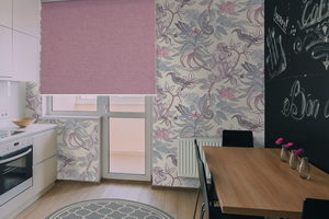 Рольшторы розовый ESTERA 70308