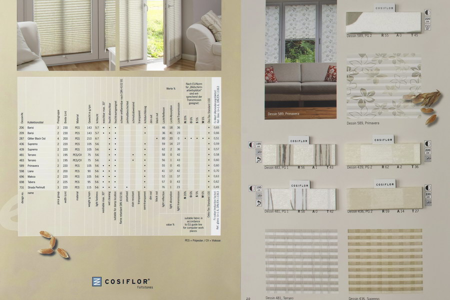 Шторы плиссе BEIGE BALANCE