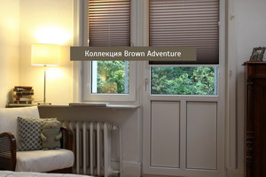 Шторы плиссе BROWN ADVENTURE