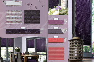 Шторы плиссе PURPLE FASCINATION