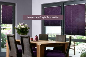 Шторы плиссе PURPLE FASCINATION