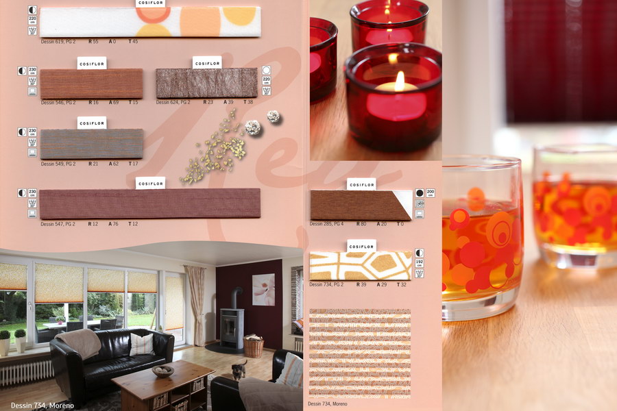 Шторы плиссе RED INSPIRATION