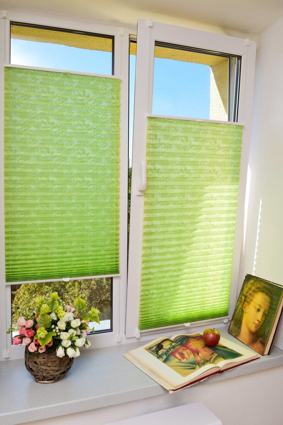 Шторы плиссе SAMOA GREEN