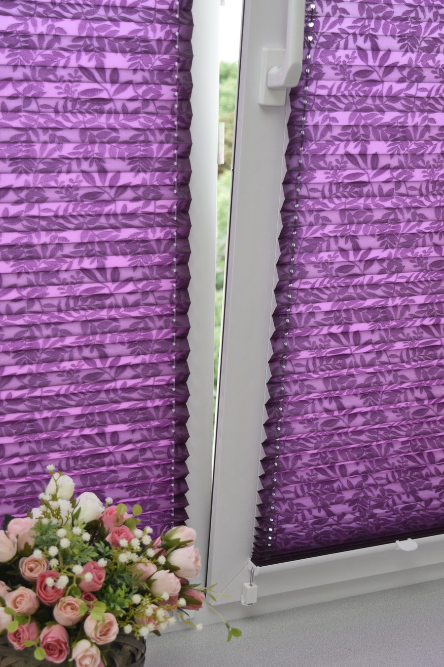 Шторы плиссе PURPLE SAMOA