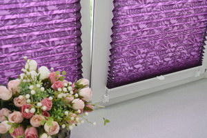 Шторы плиссе PURPLE SAMOA