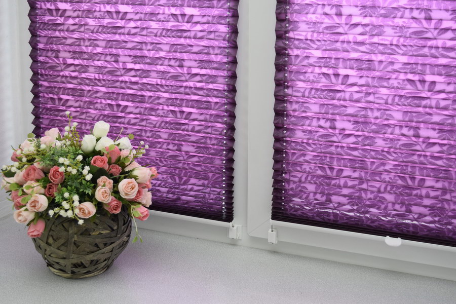 Шторы плиссе PURPLE SAMOA