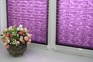 Шторы плиссе PURPLE SAMOA