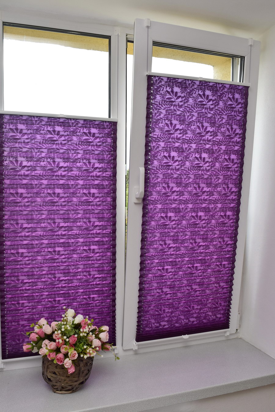 Шторы плиссе PURPLE SAMOA