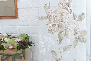 Шторы ШАМПАНЬ FLOWERS TUL