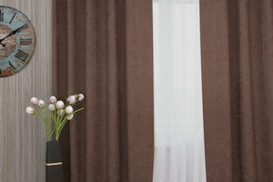 Шторы ШОКОЛАД FLOWERS SHINIL