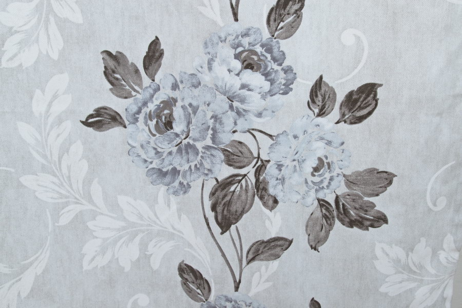 Шторы СЕРЫЕ ЦВЕТЫ FLOWERS