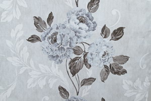 Шторы СЕРЫЕ ЦВЕТЫ FLOWERS