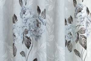 Шторы СЕРЫЕ ЦВЕТЫ FLOWERS