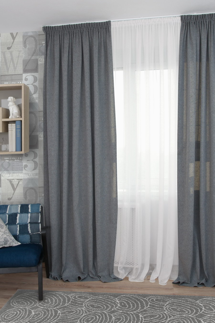Шторы декоративные GRIS ICARO
