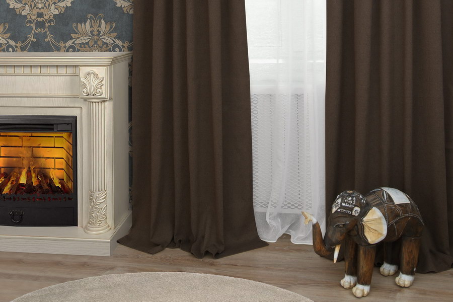 Шторы ICARO marron