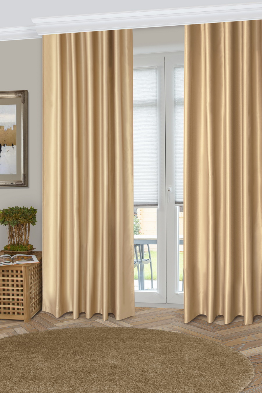 Шторы декоративные LIGHT SATEN