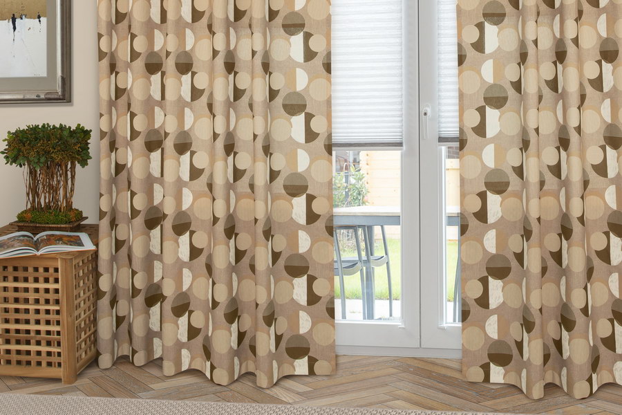Шторы beige NEULA