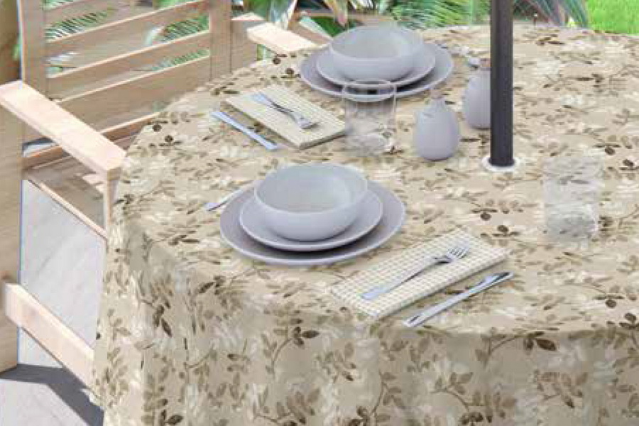 Уличные ткани из коллекции NATURE VIRGARDEN: ткань ISOLDA COORD, цвет BEIGE