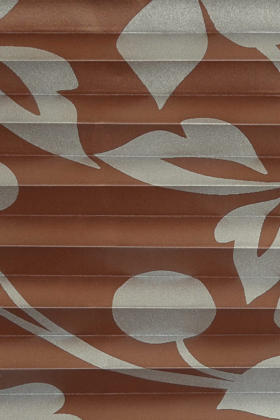 Ткань CALIFORNIA FOLIAGE BROWN 2952 для штор плиссе